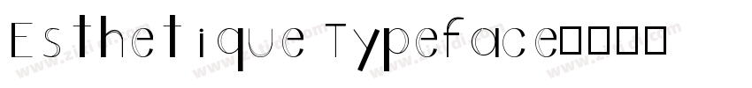 Esthetique Typeface字体转换